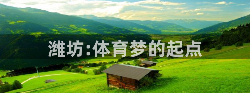 凯发官网下载平台:潍坊:体育梦的起点